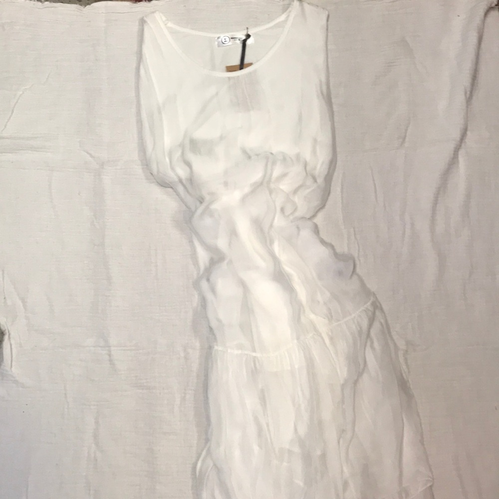 Local Prague designer silky maxi dress